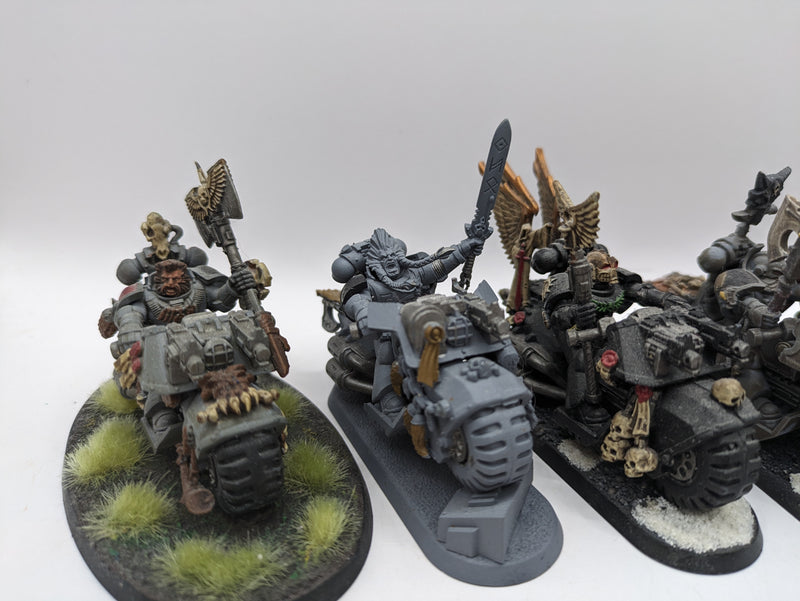 Warhammer 40k: Space Marines Space Wolves Bikes Bundle (AJ115)