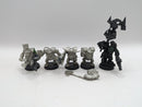 Warhammer 40k: Ork Metal Nobz and Banner (AA165)