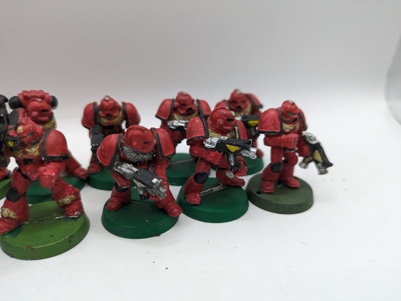 Warhammer 40k: Space Marine Blood Angels Metal Tactical Marines  (AL043)