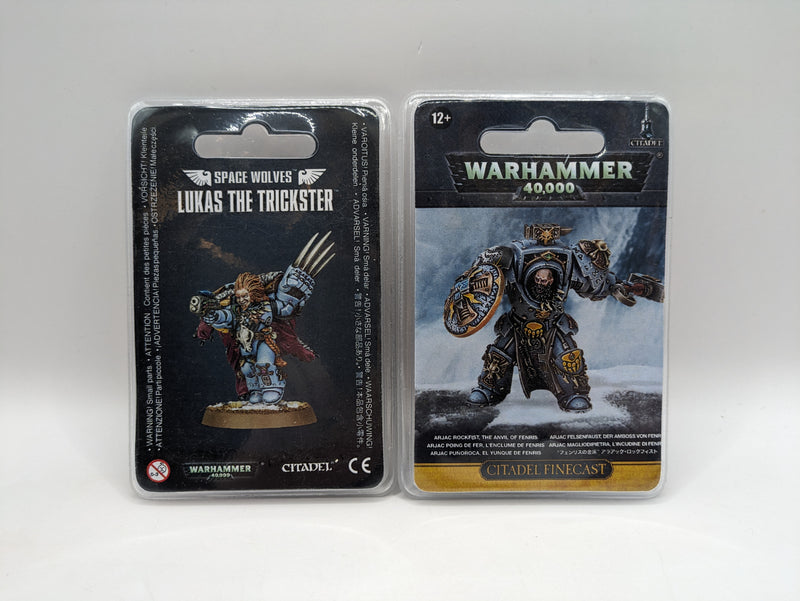 Warhammer 40k: Space Marine Space Wolves Lukas and Arjac (AD050)