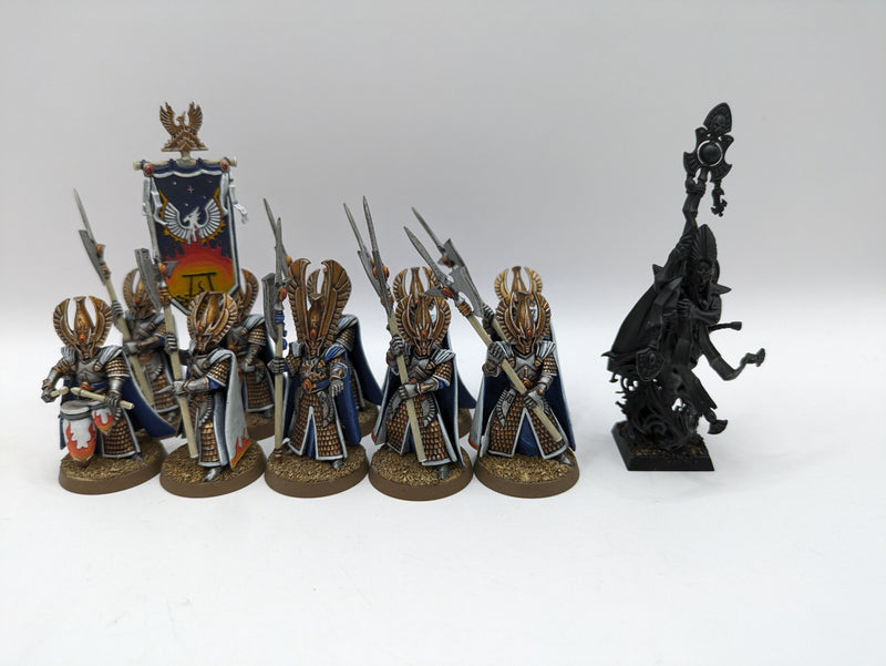 Warhammer Fantasy/Old World: High Elves Phoenix Guard and Mage - Well Painted (AT019)