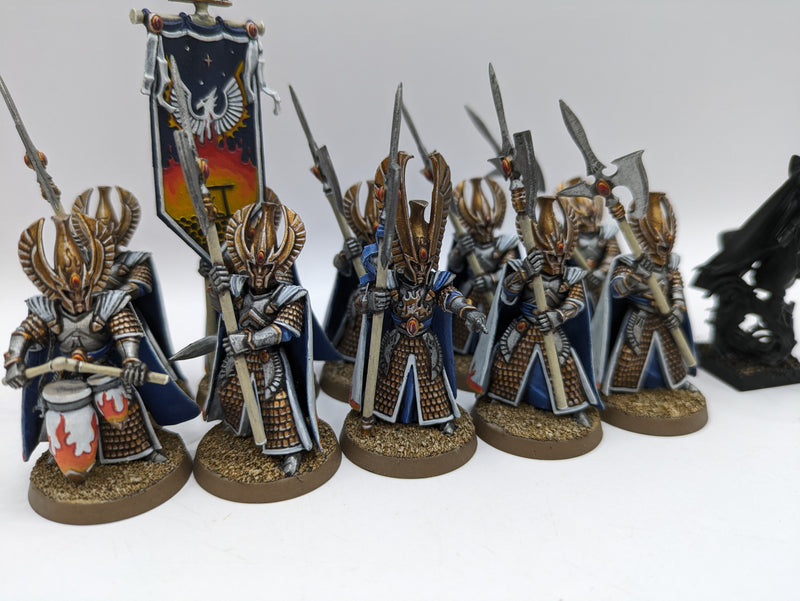 Warhammer Fantasy/Old World: High Elves Phoenix Guard and Mage - Well Painted (AT019)