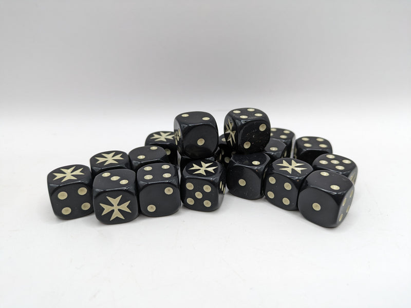 Warhammer 40k: Space Marine Black Templar Dice (AZ099)