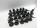 Warhammer 40k: Astra Militarum Cadian Shock Troops And Commissar (AJ079)