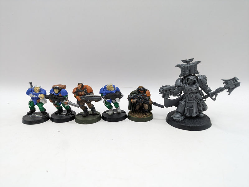 Warhammer 40k: Space Marines Metal Scouts and Plastic Terminator Librarian (AE103)