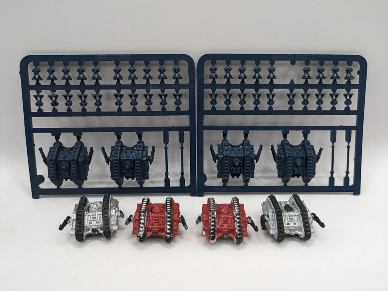 Warhammer 40k Epic: Space Marine Land Raiders and Space Marine Built and On Sprue (AT001)