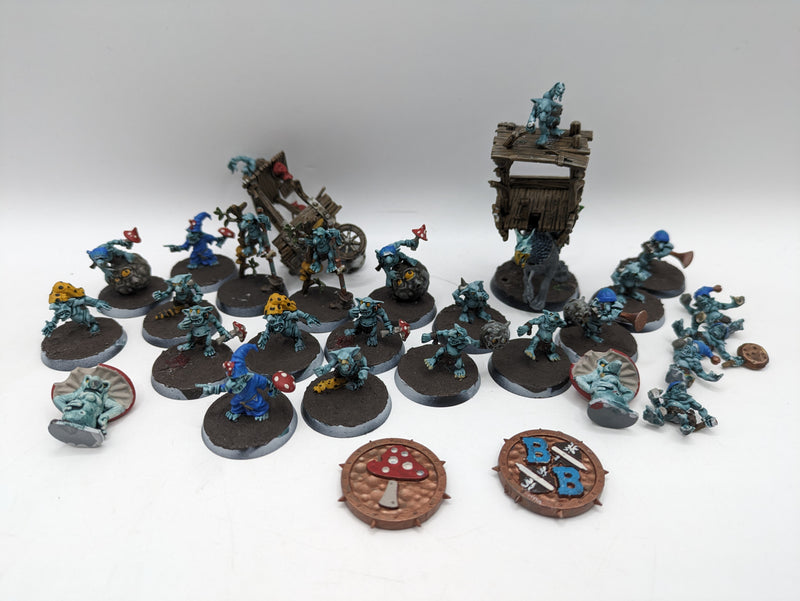 thumbnail interactive-video image 1 of Crud Creek Nosepickers Snotling Team – Games Workshop Blood Bowl / Warhammer 1 of 3