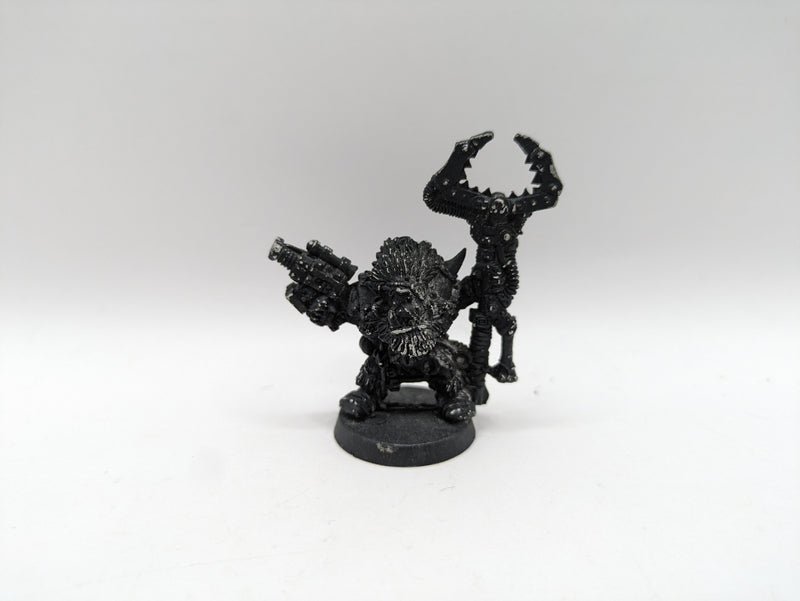 Warhammer 40k: Orks Metal Zodgrod Wortsnagga Runtherd - No Banner (AZ219)