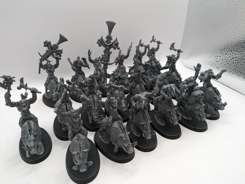 Age of Sigmar: Orruk Warclans Savage Boarboys Maniaks (AX056)