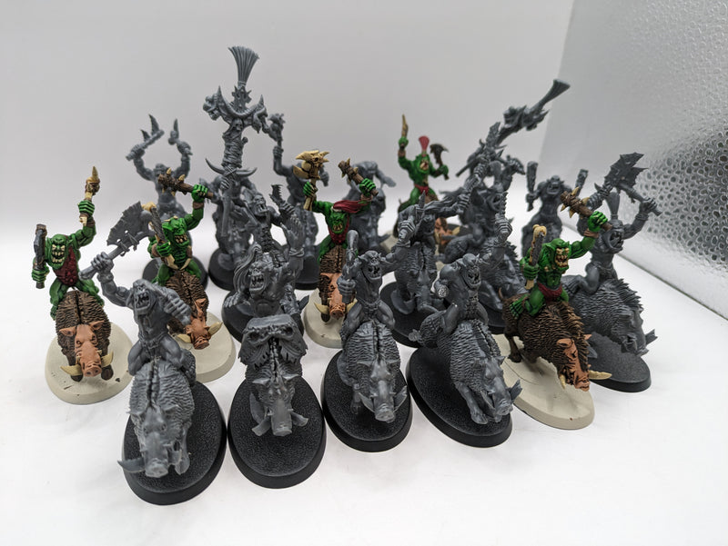 Age of Sigmar: Orruk Warclans Savage Boarboys Maniaks (AR018)