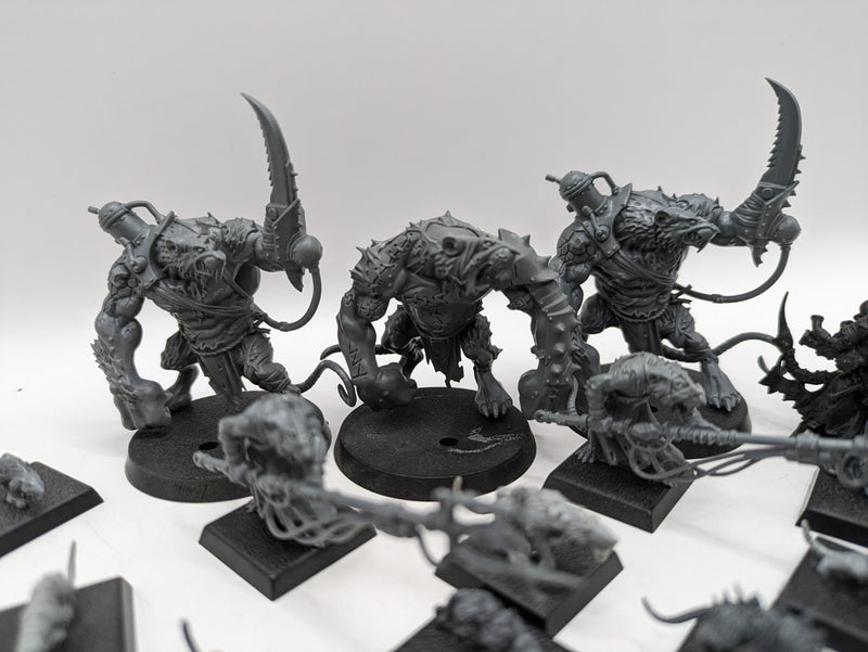 Age of Sigmar: Skaven Rat Ogores, Giant Rats, Packmaster and Warlock Engineer (AF019)