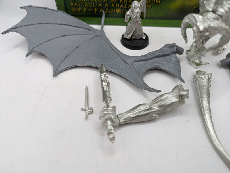 Lord of the Rings Middle Earth Strategy Battle Game: Metal Balrog and Gandalf - Part Built with Plastic Wings (AX036)