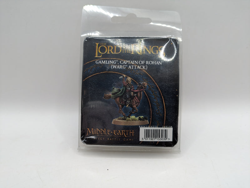 Lord of the Rings Middle Earth Strategy Battle Game: Gamling Captain of Rohan (Warg Attack) (AD101)