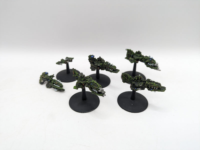 Warhammer 40k Battlefleet Gothic: Ork Onslaught Attack Ships (AO024)