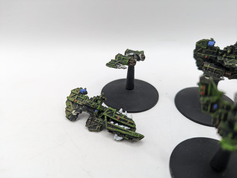 Warhammer 40k Battlefleet Gothic: Ork Onslaught Attack Ships (AO024)