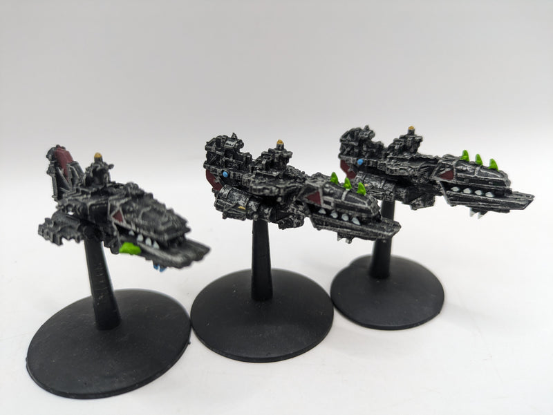 Warhammer 40k Battlefleet Gothic: Ork Onslaught Attack Ships (AD011)