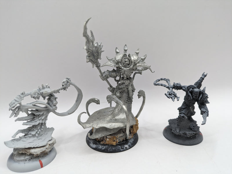 Privateer Press Warmachine: Cryx Skarlock Thrall, Aiakos and Lich Lord Asphyxious (AF014)