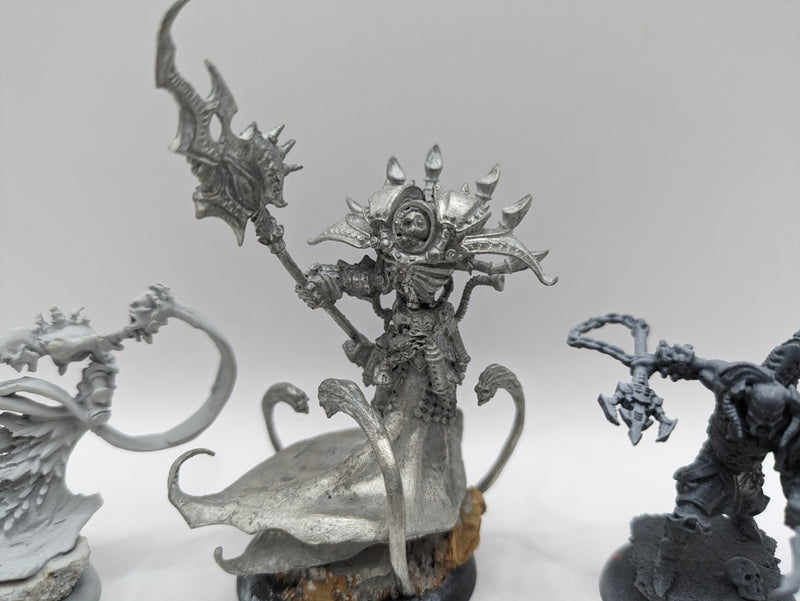 Privateer Press Warmachine: Cryx Skarlock Thrall, Aiakos and Lich Lord Asphyxious (AF014)