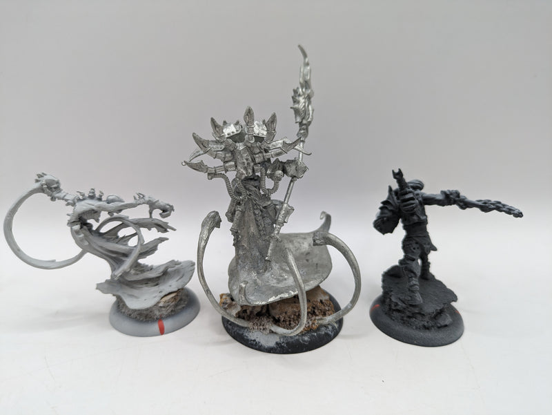 Privateer Press Warmachine: Cryx Skarlock Thrall, Aiakos and Lich Lord Asphyxious (AF014)