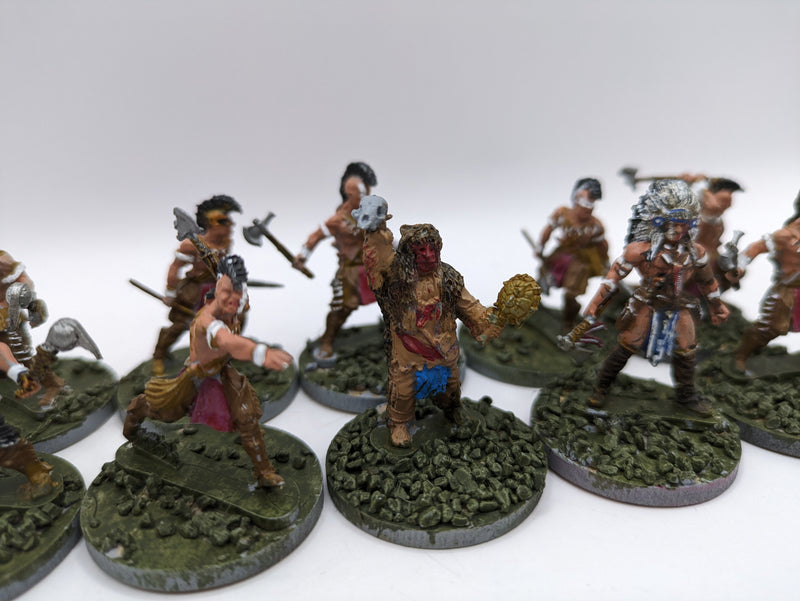 Warlord Games Mythic Americas: Nations Mohawk Warriors with Tomahawks and Medicine Man (AT116)