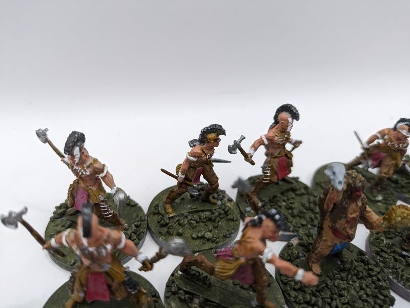 Warlord Games Mythic Americas: Nations Mohawk Warriors with Tomahawks and Medicine Man (AT116)