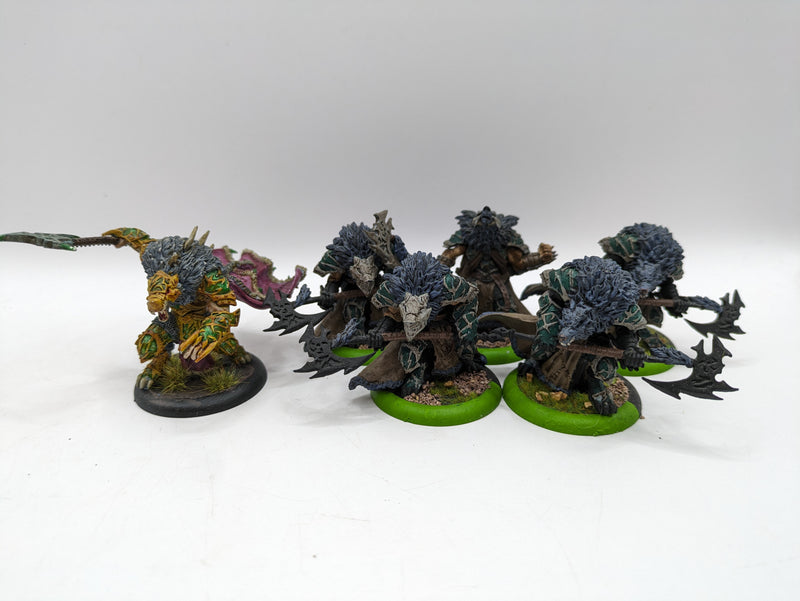 Privateer Press Warmachine Hordes: Circle Orboros Warpborn Skinwalkers and Alpha (BA193)