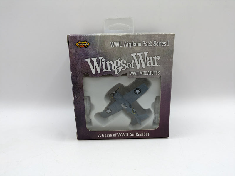 Nexus Wings of War WW2 Grummann F4 F-4 Wildcat (MC Worther) Airplane Pack Series 1 (AY775)