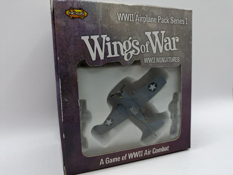 Nexus Wings of War WW2 Grummann F4 F-4 Wildcat (MC Worther) Airplane Pack Series 1 (AY775)