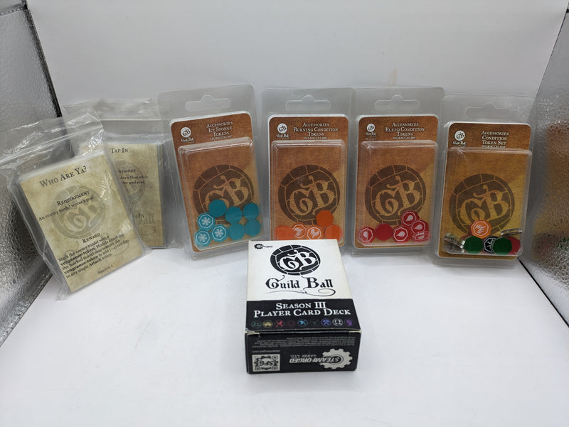 Guild Ball: Accessories Tokens and Season 2 Playing Cards - Missing Cards (AU053)