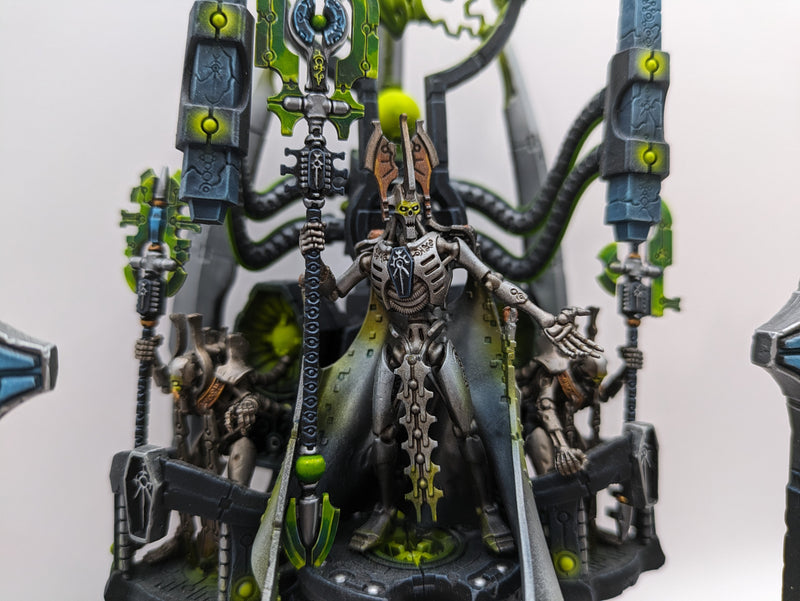 Warhammer 40k: Necron Szarekh The Silent King - Beautifully Commission Painted (AX075)