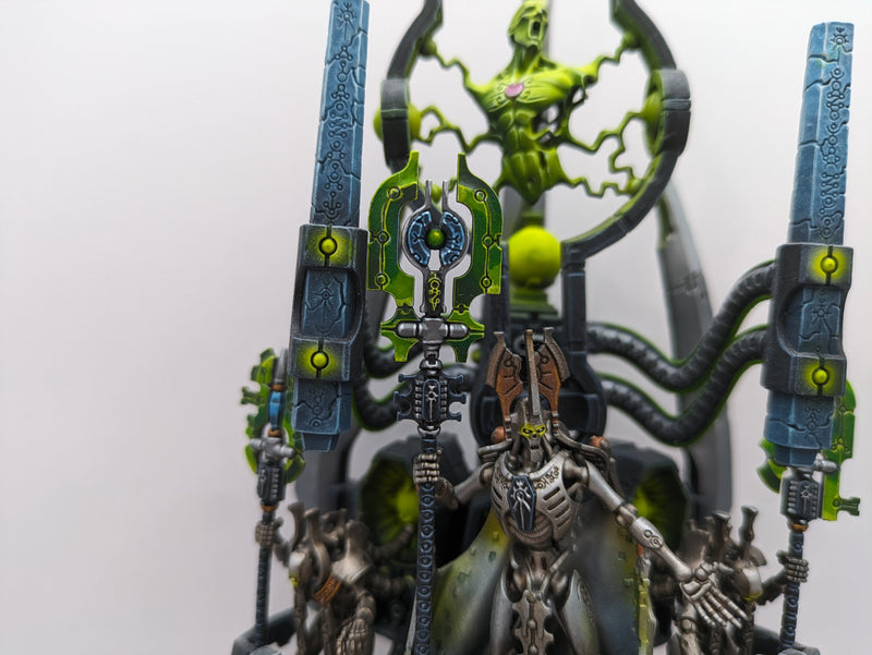 Warhammer 40k: Necron Szarekh The Silent King - Beautifully Commission Painted (AX075)