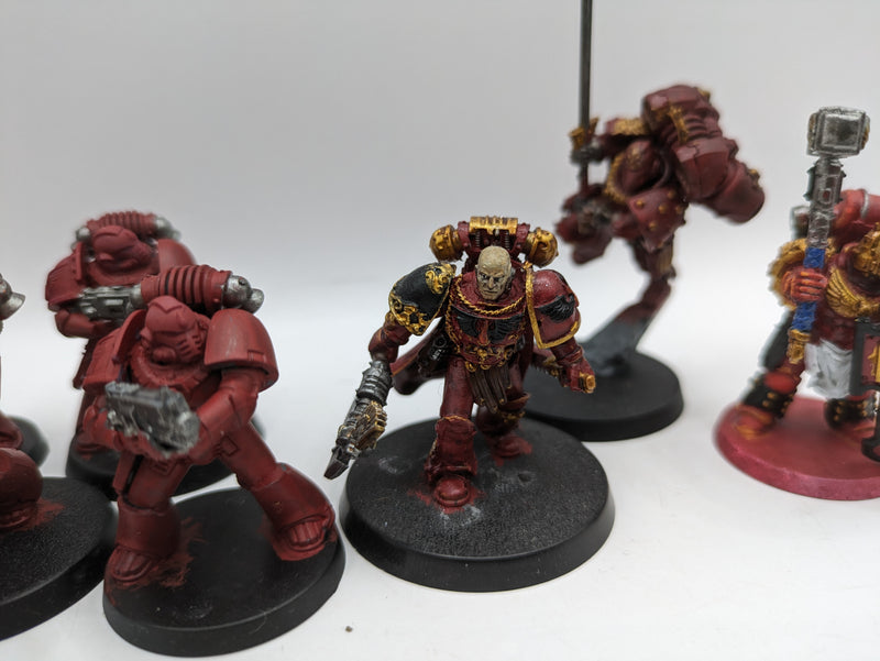 Warhammer 30k Horus Heresy: Space Marine Blood Angels Characters and Tactical Squad (AC071)