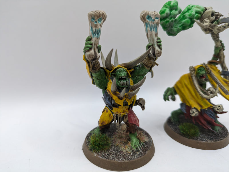 Age of Sigmar: Orruk Warclans Weirdnob Shaman and Warchanter (AW087)