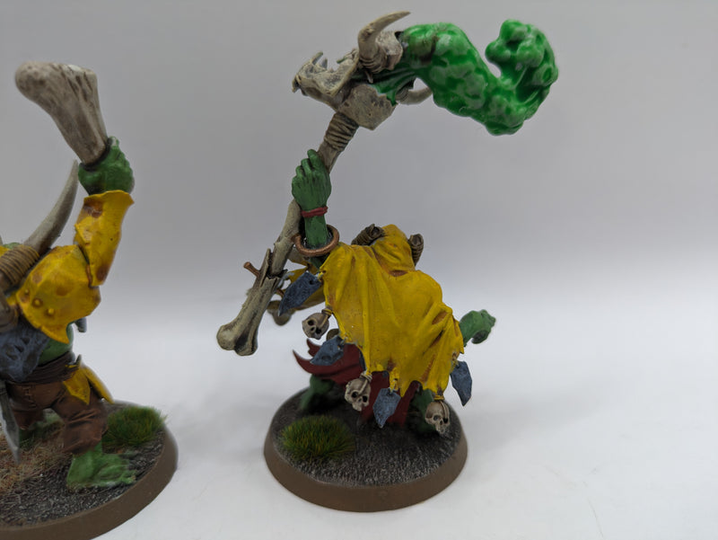 Age of Sigmar: Orruk Warclans Weirdnob Shaman and Warchanter (AW087)