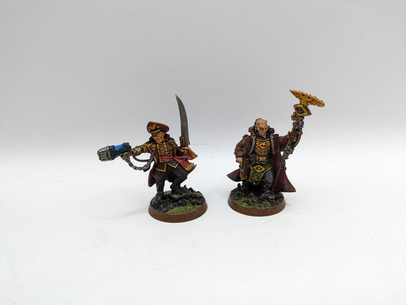 Warhammer 40k: Astra Militarum Primaris Psyker and Commissar (AT120)