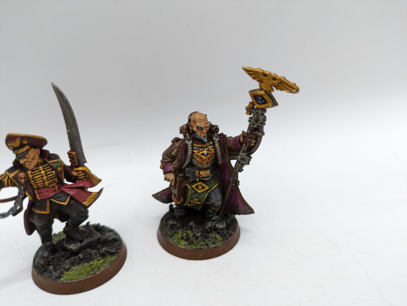 Warhammer 40k: Astra Militarum Primaris Psyker and Commissar (AT120)