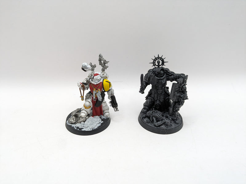 Warhammer 40k: Space Marine Bladeguard Captain and Apothecary (AD013)