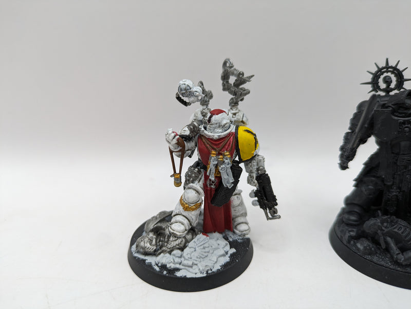 Warhammer 40k: Space Marine Bladeguard Captain and Apothecary (AD013)