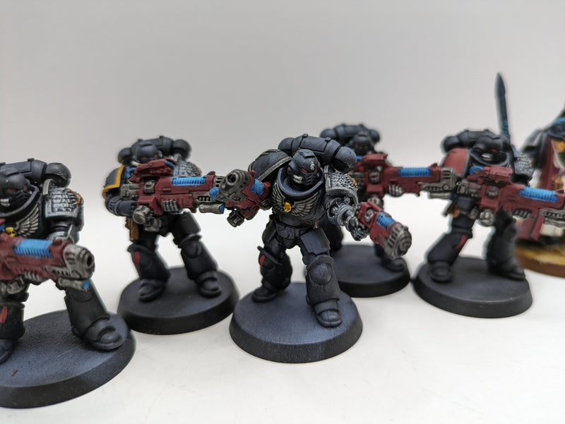 Warhammer 40k: Space Marine Deathwatch Hellblasters and Librarian (BA094)