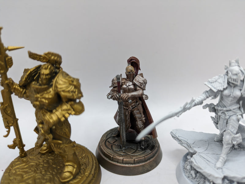 Warhammer 40k: Adeptus Custodes Jenetia Krole, Valerian And Aleya (AT118)