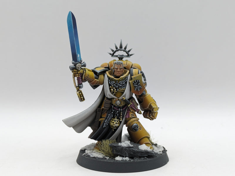 Warhammer 40k: Space Marine Imperial Fist Captain - Pro Painted (AD067)