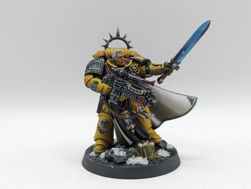 Warhammer 40k: Space Marine Imperial Fist Captain - Pro Painted (AT020)