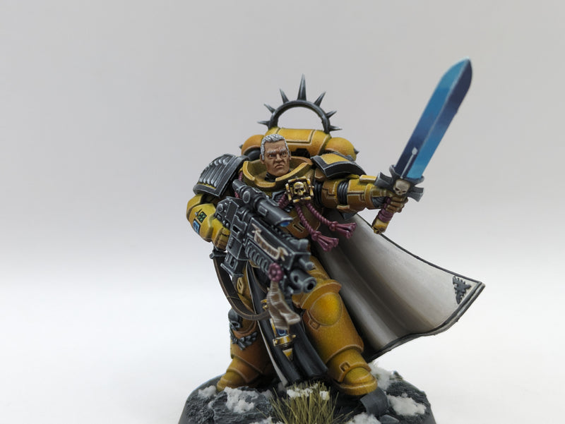 Warhammer 40k: Space Marine Imperial Fist Captain - Pro Painted (AT020)