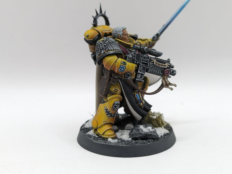 Warhammer 40k: Space Marine Imperial Fist Captain - Pro Painted (AT020)