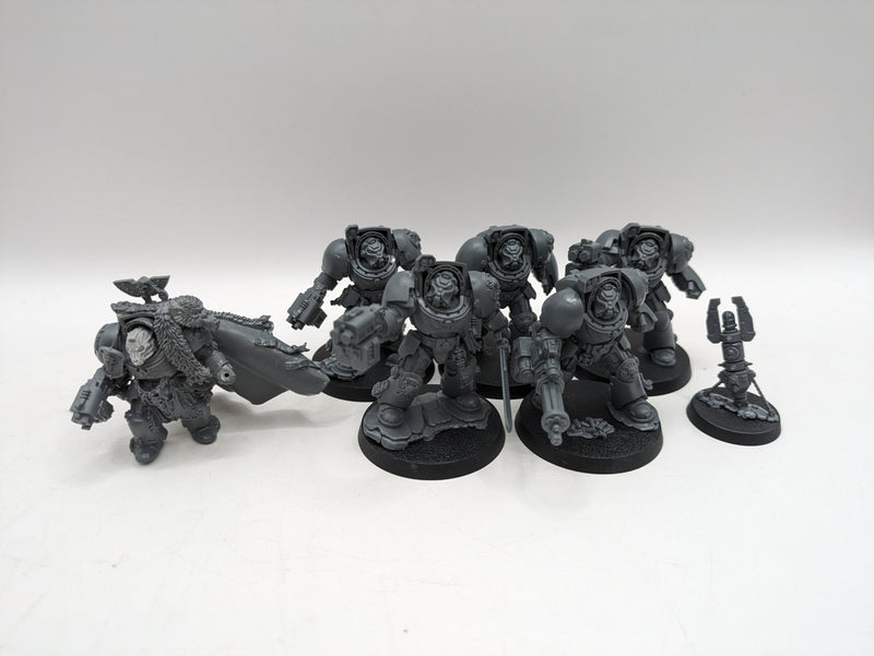 Warhammer 40k: Space Marine Space Wolf Terminator Captain and Terminators (BC103)