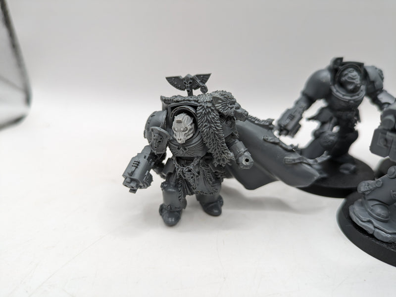 Warhammer 40k: Space Marine Space Wolf Terminator Captain and Terminators (BC103)