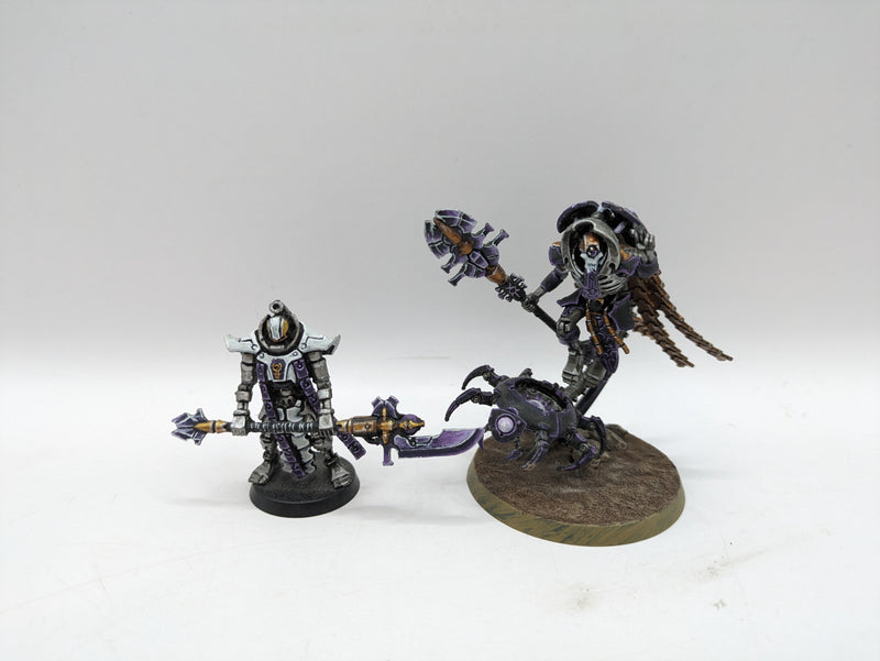 Warhammer 40k: Necron Vargard Obyron and Cryptek (AT121)