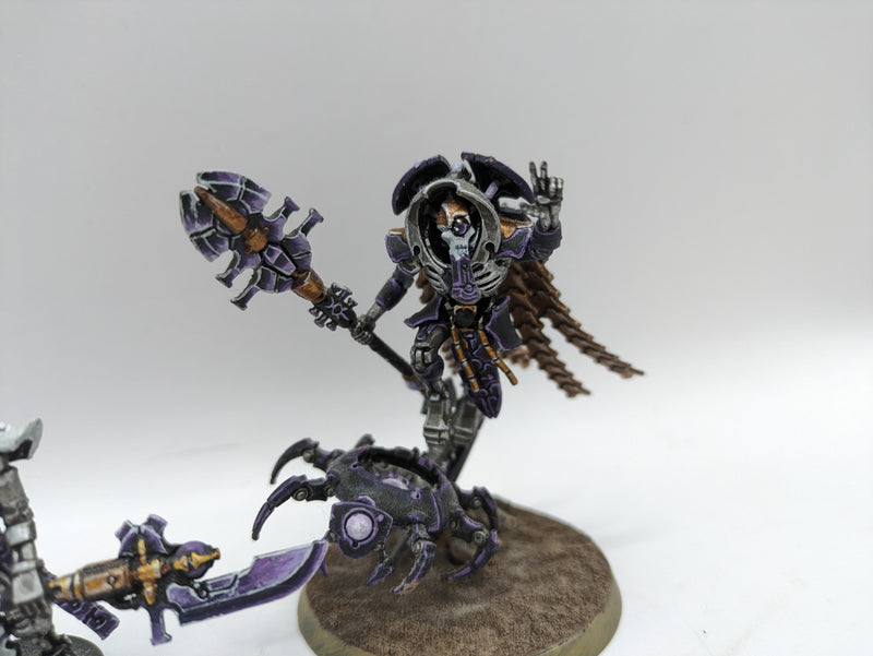 Warhammer 40k: Necron Vargard Obyron and Cryptek (AT121)