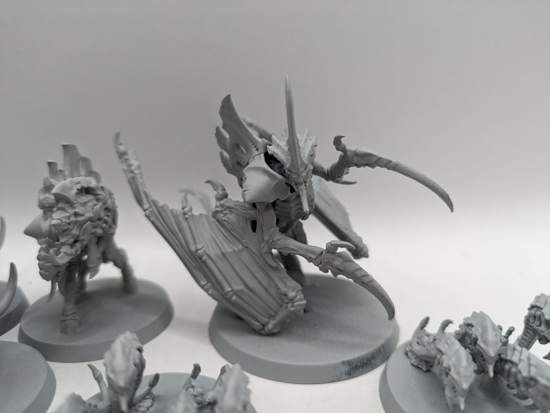 Warhammer 40k: Tyranid Winged Prime, Ripper Swarms and Barbgaunts (AZ039)