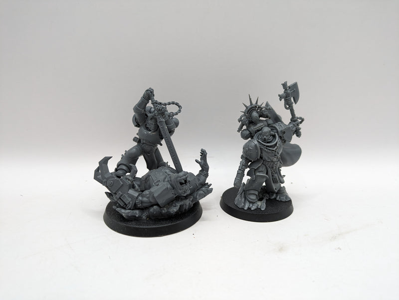 Warhammer 40k: Space Marine Black Templar Bayards Revenge and Marshal (AZ026)